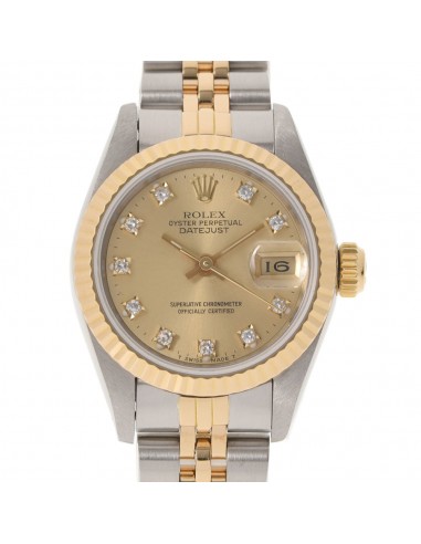 ROLEX Datejust 10P diamond 69173G Ladies YG / SS watch self-winding champagne dial online