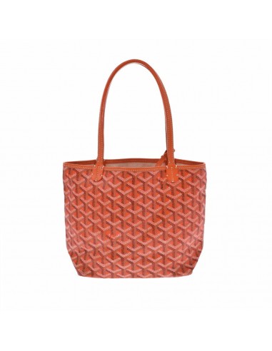 GOYARD Goyard Saint Louis Junior Orange Ladies PVC / Leather Handbag Les êtres humains sont 