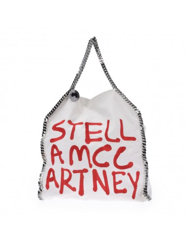 STELLA MCCARTNEY Stella McCartney Falabella mini chain Ed curtis collaboration white ladies faux leather tote bag acheter